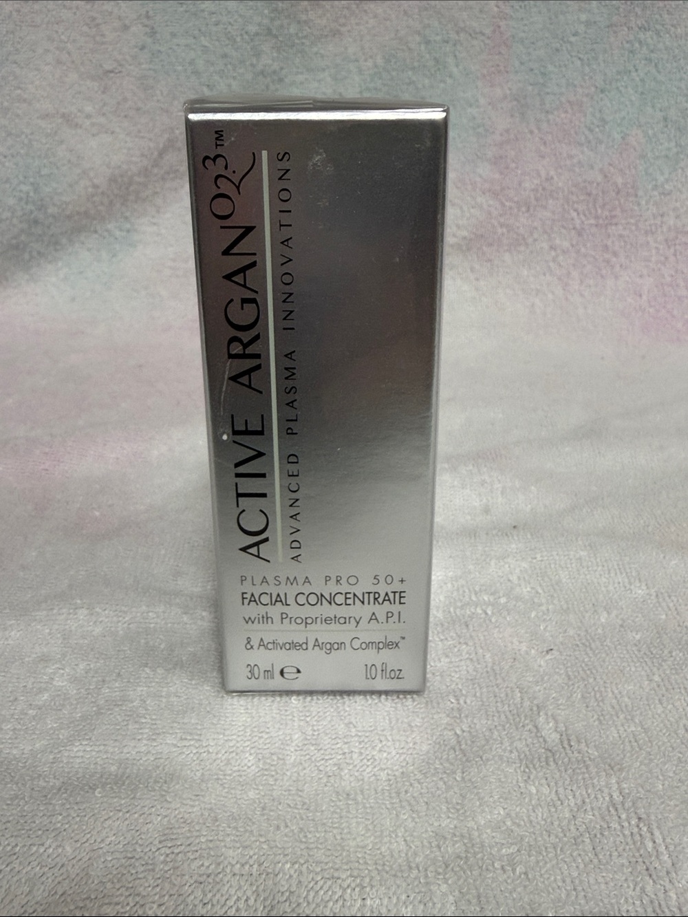 Active Argan Plasma Pro 50+ Facial Concentrate - Silver Box